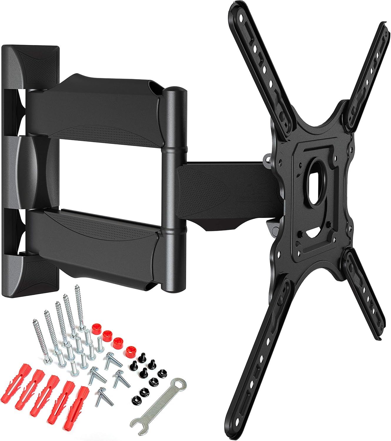 North Bayou Adjustable TV Wall Mount for 32-55 Inch LED LCD TV with VESA 400x400mm, 31.8kg Capacity